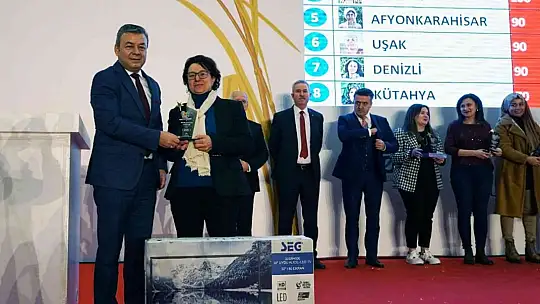 Muğlalı kadın çiftçi bilgi yarışmasında birinci oldu