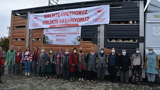 Muğlalı kadın üreticilere küçükbaş hayvan desteği