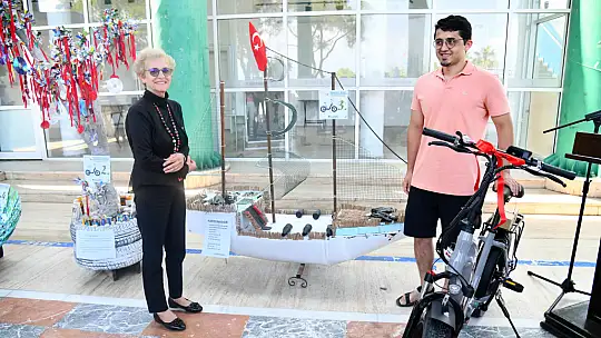 Dereceye giren objelere ödülleri verildi