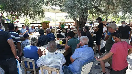 Orman yangınlarında evi yanan vatandaşlar bilgilendirildi