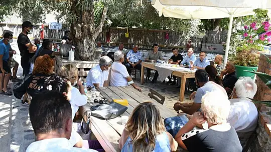 Orman yangınlarında evi yanan vatandaşlar bilgilendirildi