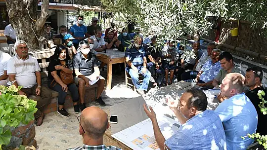 Orman yangınlarında evi yanan vatandaşlar bilgilendirildi