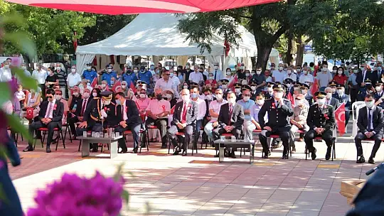 30 Ağustos zaferinin 99. yılı nedeniyle Ortaca'da tören düzenlendi