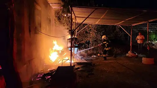 Ortaca'da ev yangını: 1 ölü