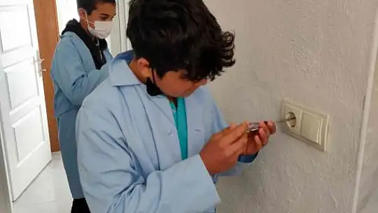 Ortaca'da meslek lisesi öğrencilerinden anlamlı proje