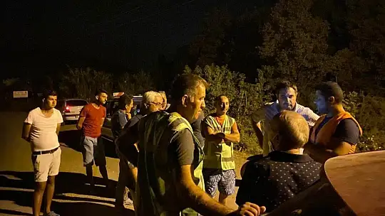 Ortaca'da yangın nöbeti devam ediyor