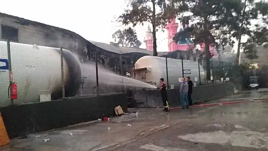 Otel yangınında yaralanan personel İstanbul'a nakledildi