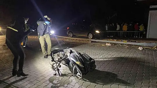 Otomobil ile motosiklet çarpıştı: 1 ölü