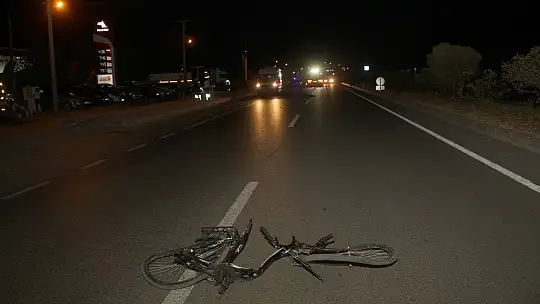 Otomobilin çarptığı bisiklet sürücüsü yaşamını yitirdi