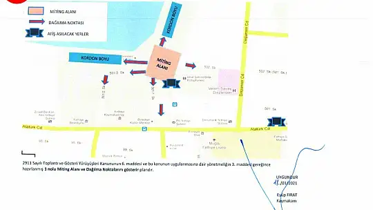 Toplantı Ve Gösteri Yürüyüşleri Güzergahları Belirlendi