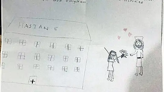 Sağlıkçılara öğrencilerden duygulandıran mektuplar