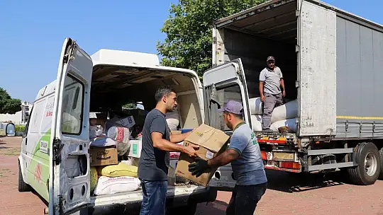 Saruhanlı'dan Antalya ve Muğla'ya yardım