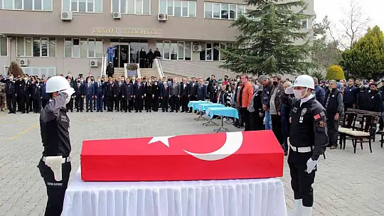 Şehit polis için Muğla Emniyetinde tören
