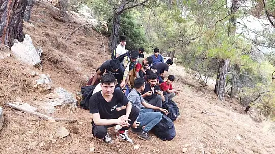 Seydikemer'de 72 düzensiz göçmen yakalandı