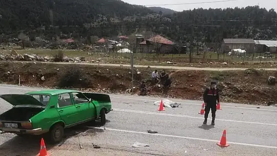 Seydikemer'de otomobil, tırla çarpıştı: 1 ölü