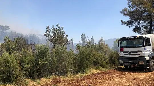 Seydikemer yangını devam ediyor