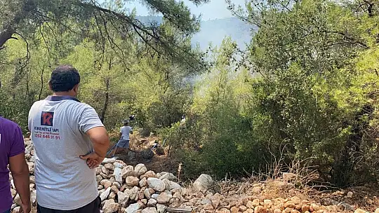 Seydikemer yangını devam ediyor