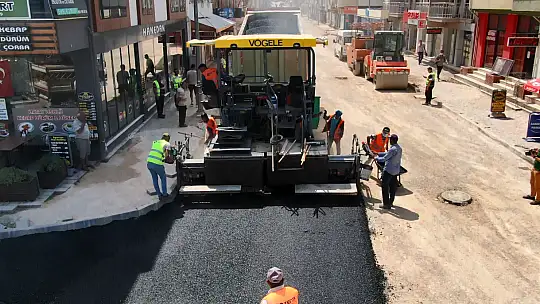 Sıcak Asfalt (BSK) çalışması başladı