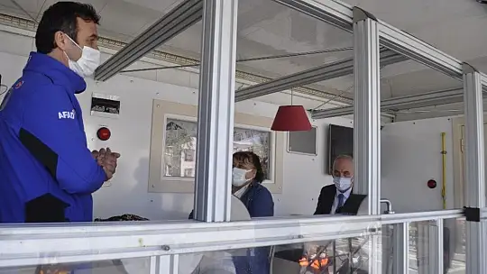 Simülasyonlu deprem TIR'ı Marmaris'te