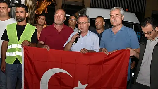 Sındırgı yangın destek ekibi ve yardımlar Muğla yangın bölgesine ulaştı