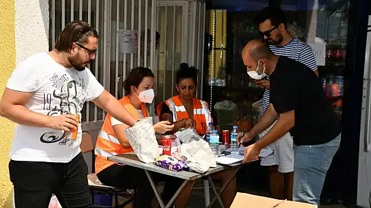 Söke Belediyesi'nin yardım aracı Muğla'nın Bodrum ilçesine ulaştı