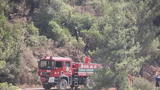 Söndürme ve soğutma çalışması sürüyor