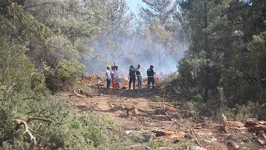 Söndürme ve soğutma çalışması sürüyor