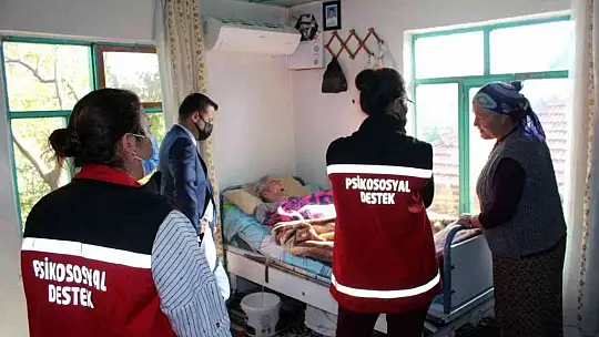 Sosyal yardım almayan ve alan ailelere ziyaret