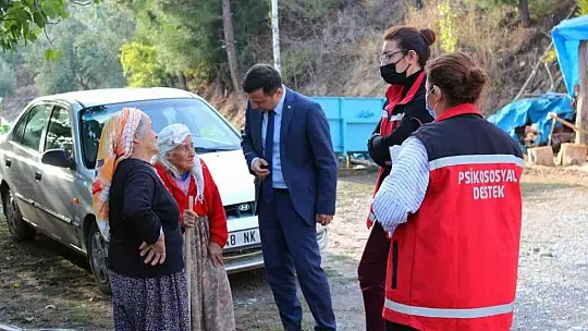 Sosyal yardım almayan ve alan ailelere ziyaret