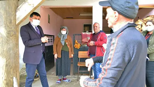 Sosyal yardımdan faydalanamadığı tespit edilen ailelere ziyaret