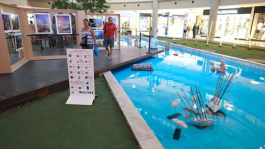 Sualtındaki macerasını tamamlayan sergi, karaya taşındı