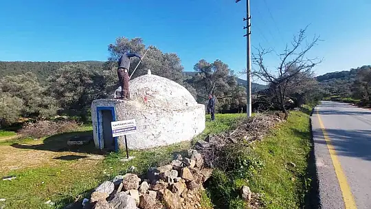 Tarihi su sarnıcını eylem duvarına çevirdiler