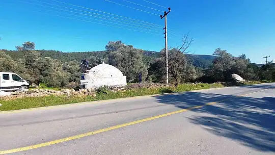 Tarihi su sarnıcını eylem duvarına çevirdiler