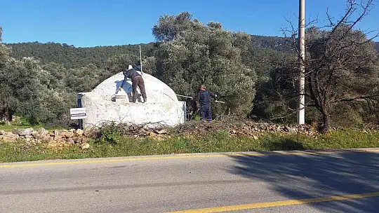 Tarihi su sarnıcını eylem duvarına çevirdiler