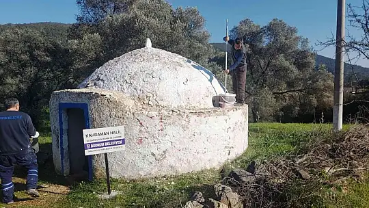 Tarihi su sarnıcını eylem duvarına çevirdiler