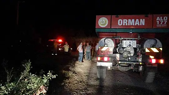 Tarım arazisinde çıkan yangın büyümeden söndürüldü