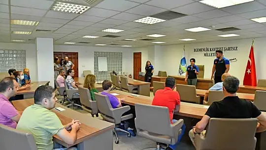 FETHİYE BELEDİYESİ DEPREM TATBİKATI YAPTI