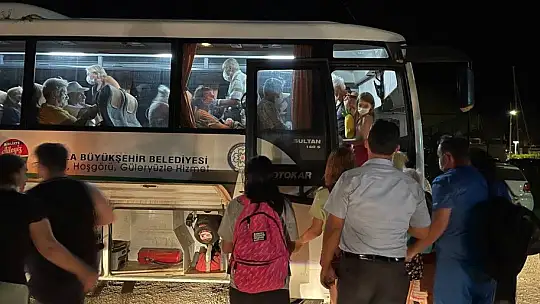 Termik santral çevresindeki yerleşim yerlerinde yaşayanlar kara ve deniz yolu ile tahliye edildi