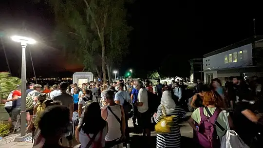 Termik santral çevresindeki yerleşim yerlerinde yaşayanlar kara ve deniz yolu ile tahliye edildi