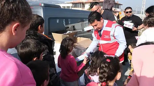 BAŞKAN ARAS YENİDEN DEPREM BÖLGESİNDE