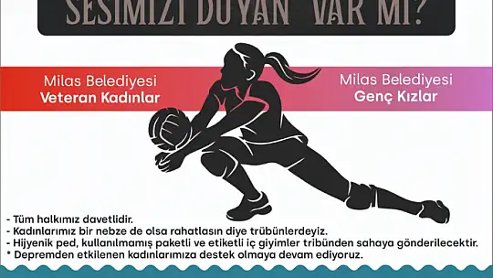 KADINLAR, VOLEYBOL MÜSABAKASINDA 'SESİMİZİ DUYAN VAR MI?' DİYECEK