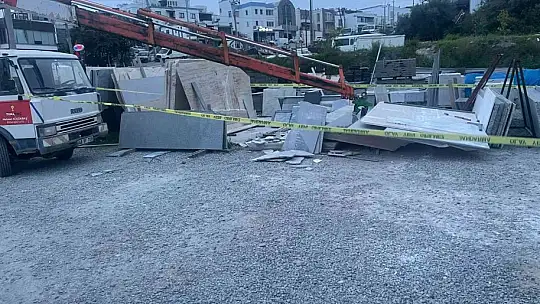 Tonlarca mermerin altında kalarak can verdi