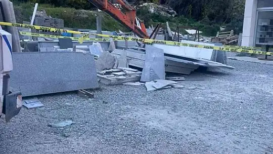 Tonlarca mermerin altında kalarak can verdi