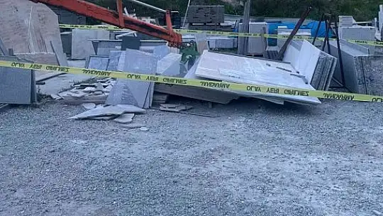 Tonlarca mermerin altında kalarak can verdi