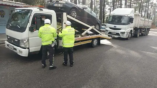 Toplu taşıma araçlarına trafik denetimi yapıldı