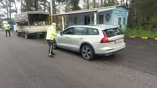 Toplu taşıma araçlarına trafik denetimi yapıldı