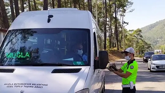 Toplu taşıma araçlarında denetimler devam ediyor