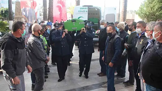 Trafik kazasında ölen belediye personeli için tören düzenlendi