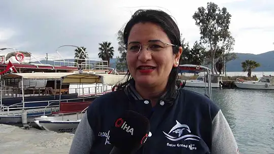 Tunus'lu Deniz Koruma ekibi Muğla'da