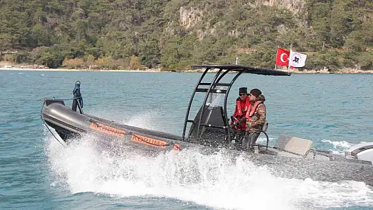 Tunus'lu Deniz Koruma ekibi Muğla'da